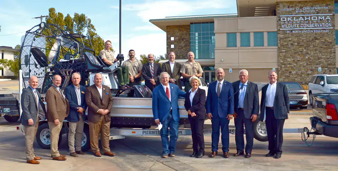 Wildlife Commission Accepts Airboat From OWCF